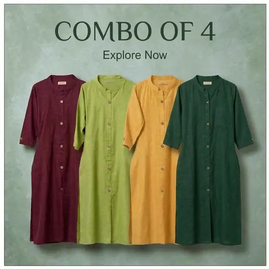 Womens Kurti Combo of 4